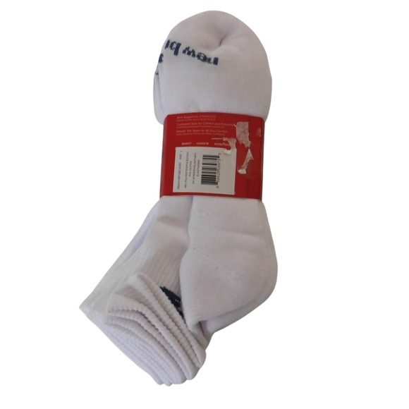 New Balance Mens Cushioned Ankle Socks 6 pair Mens shoe size 8 - 12.5 6 Pair - Picture 4 of 4